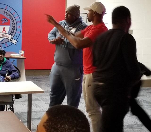 Founders Day, 2023 - Alumni Jerose Rodgers and Cortez Hicks